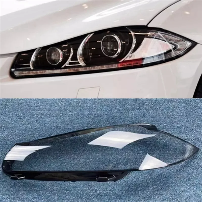

Lasting For Jaguar XF XFL 2012-2015 Car Headlight Lampshade Transparent Cover Headlight Shell Lampshade