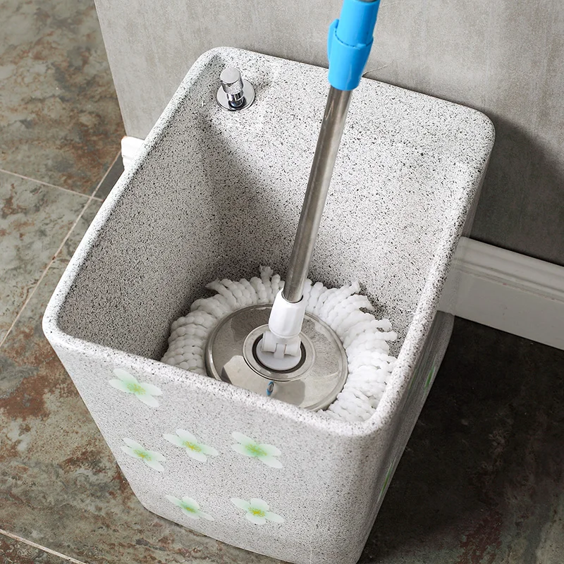 Ceramic mop sink, balcony, large  pool, small mop pool, household floor  basin, bathroom, floor standing household