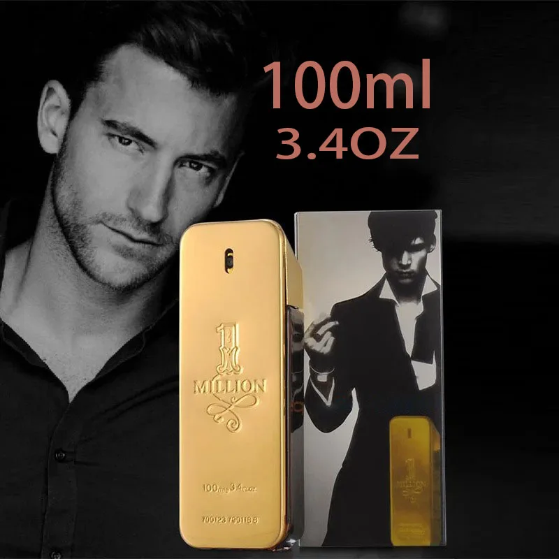 100ml Original Million Gold Rabanne Man's Perfume Fragrance Pheromone Spray Cologne Perfum Masculine Long-Lasting Body Perfumes