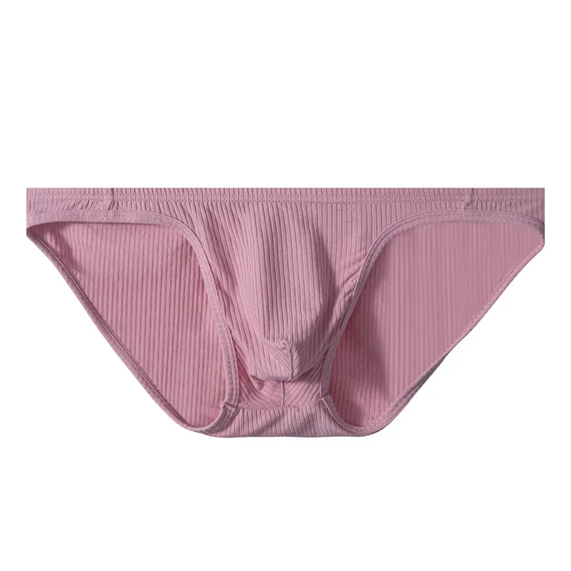

Low Waist Bikini Sexy Men's Underwear Cotton High Fork Protruding Thin Belt Small Triangle AD7118