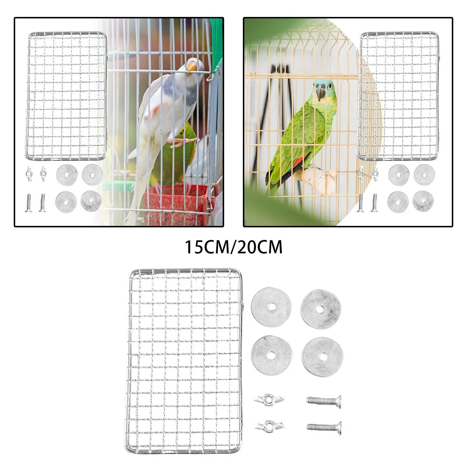 Vogelkooi Zaadvanger Net Multifunctioneel Praktisch Vogelkooi Cover Net