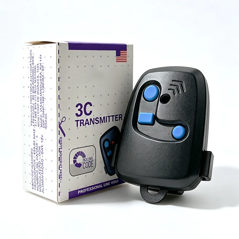 PECCININ Electric Gate Control 433.92MHz Rolling Code Garage Door Remote Control PECCININ TX 3C 3 Command Transmitter