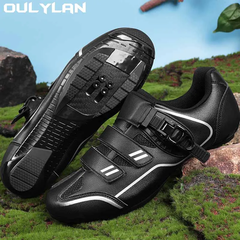 

Oulylan Breathable MTB Shoes Sport Road Bike Shoes Spd Pedal Cycle Shoes Men Women Bicycle Riding Shoes Cycling Sneakers