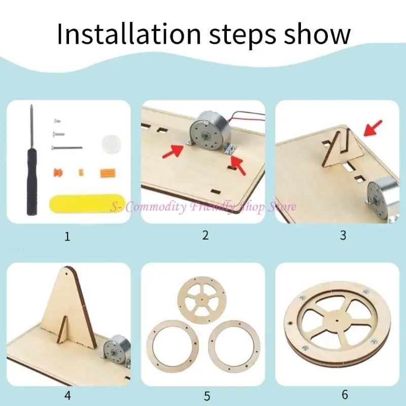 85AE modello fai-da-te Generatore manuale Centri attività Giocattolo meccanico Rompicapo