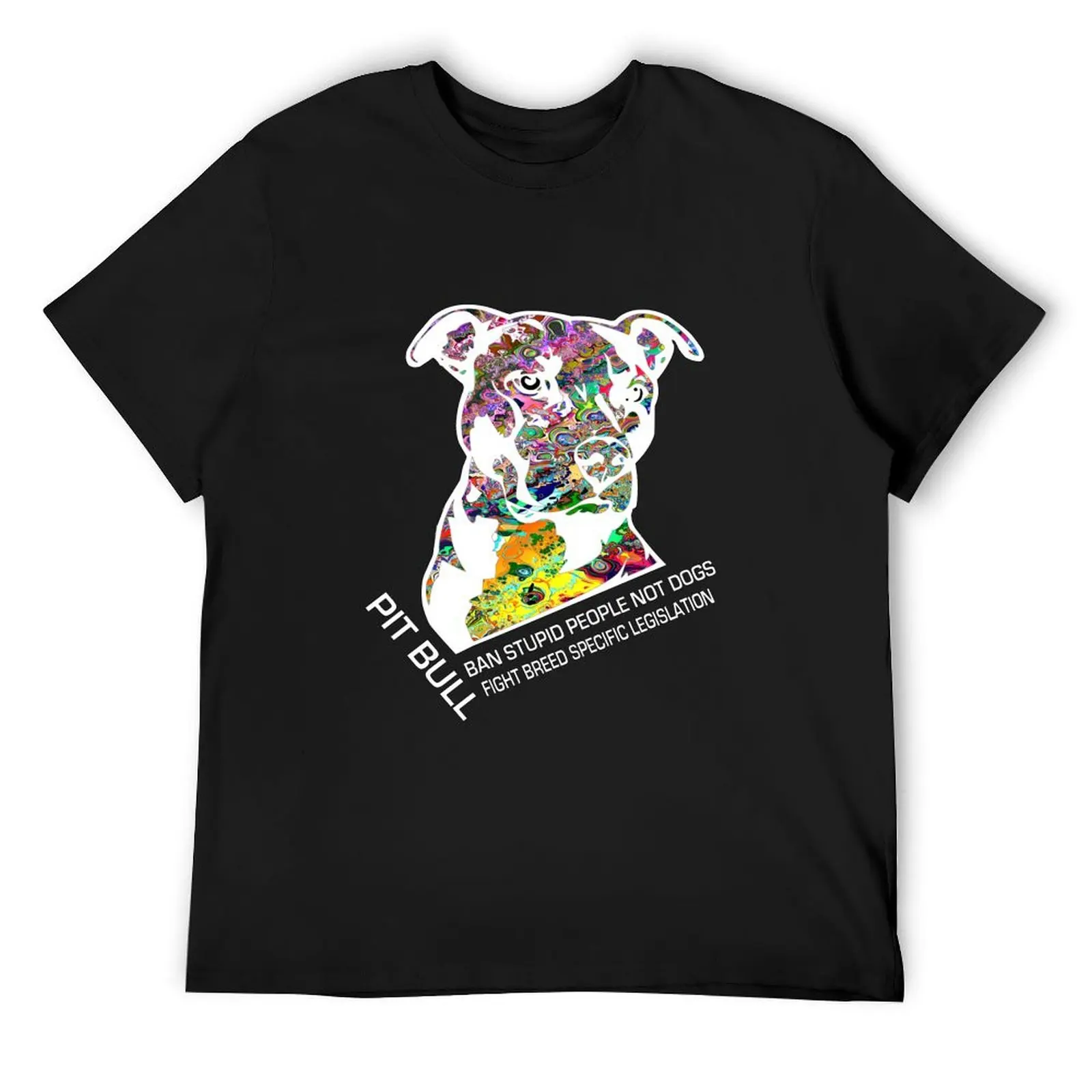 

Pitbull BSL White T-Shirt blanks shirts graphic tees customs design your own clothes for men