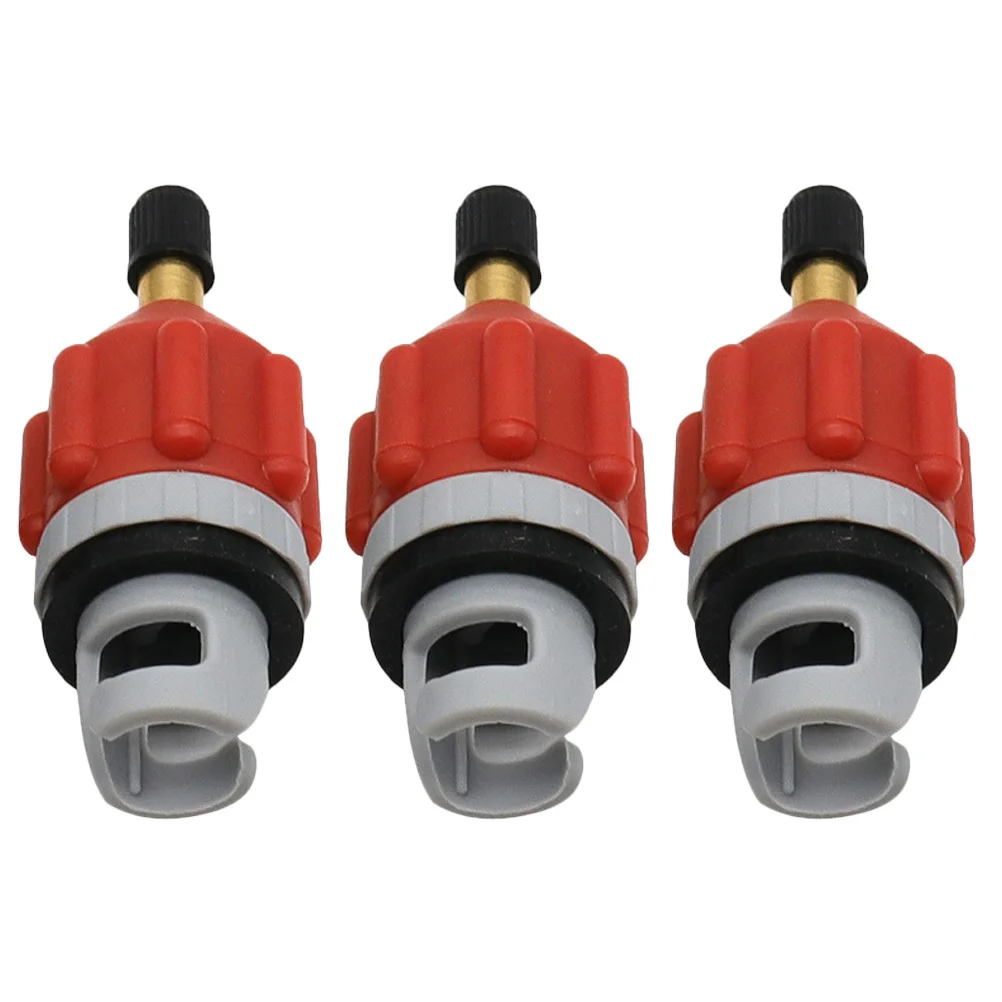 

3Pcs Air Valve Converter Kit Universal Pump Adapter for Inflatable Kayak Paddle Board Boat Air Mattress Compressor Use