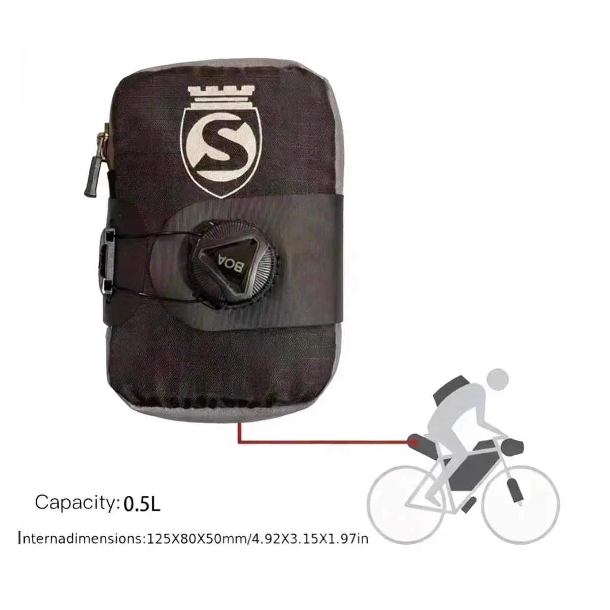 AliExpress NONE Bicycle Saddle Bag for SILCA MATTONE Bike Rear Bag MTB Road Bike Tail Bag Saddle Bag YKK Zipper BOA Bicycle Storage Bag