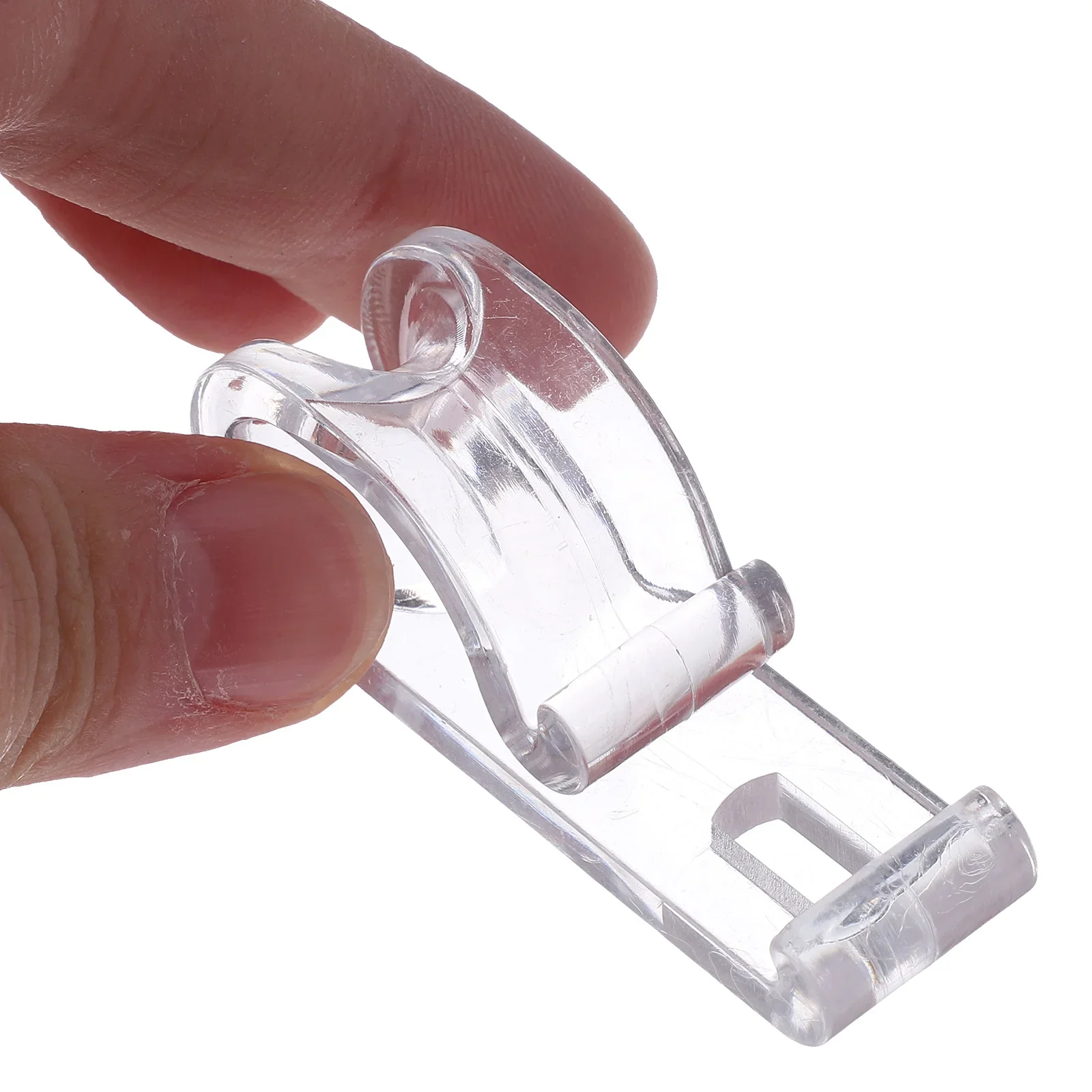 4/8Pcs Curtain Fixing Hooks Roller Blinds Clear P Clips Beads Chain Guide Hooks Window Blind Loop Home Decor Supplies