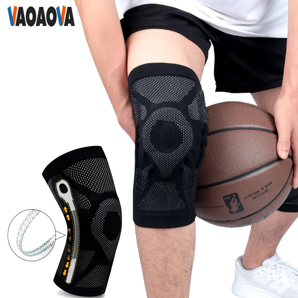 1 Pcs Knee Braces With Gel Patella Pad Side Stabilizers For Knee Pain Running Injury Recovery Meniscus Tear Arthritis Men Women