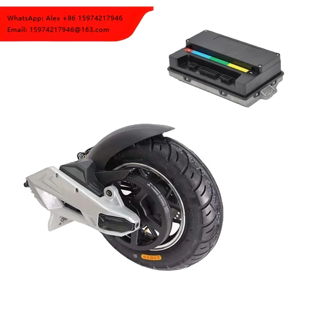 QS 10-Inch Rim 1000W Permanent Magnet Mid Drive Motor Assembly Kits 72V 55KPH Brushless Waterproof Electric Scooter