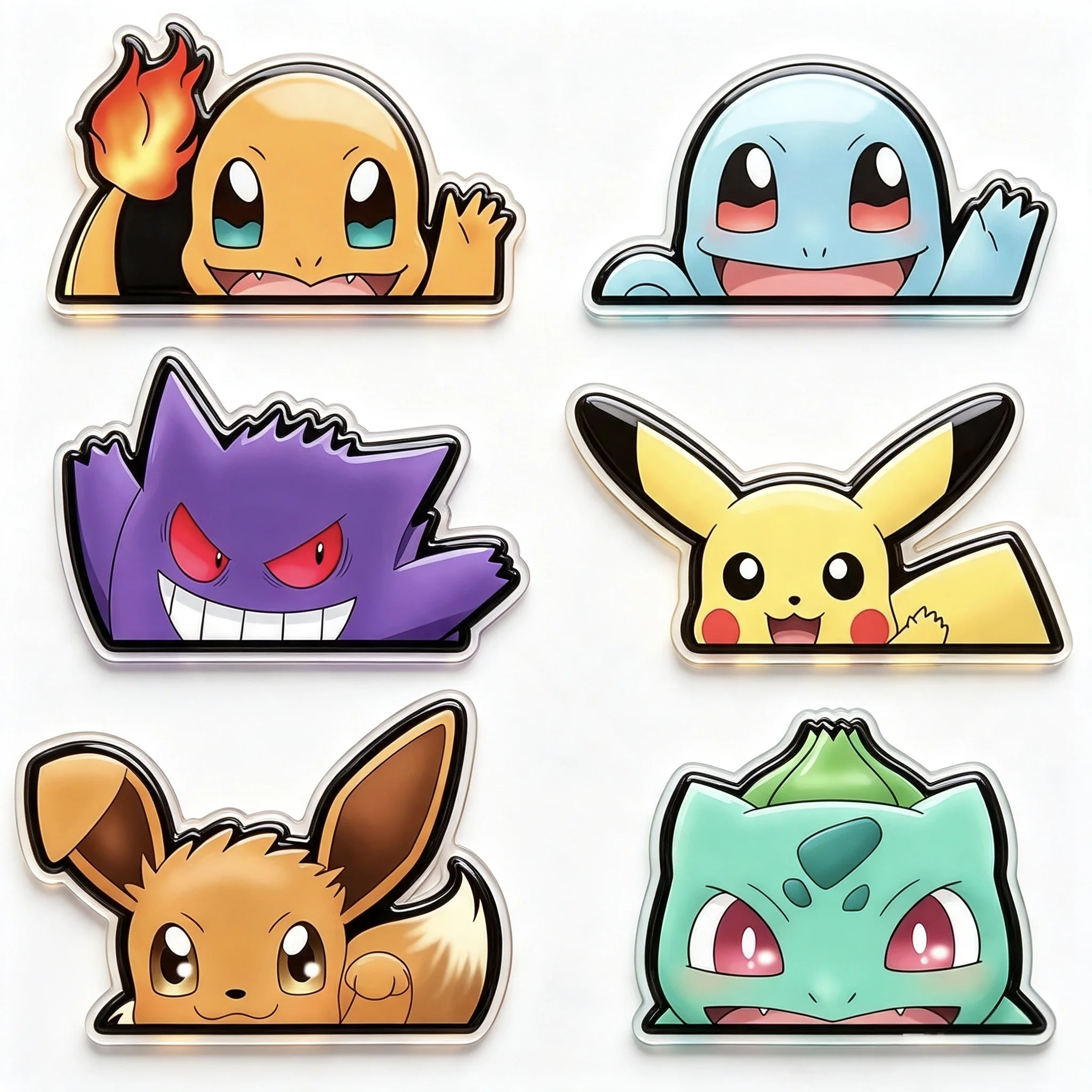 Art Craft Store - Adesivo per Auto Pokémon Impermeabile, Design