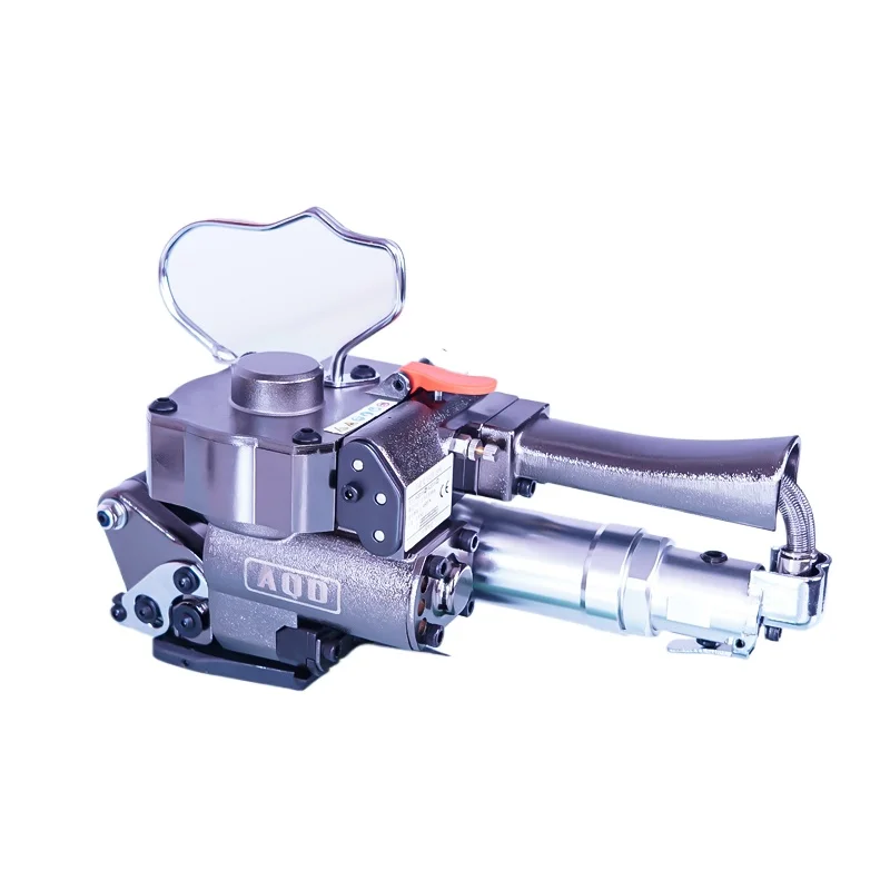 Portable pneumatic buckle-free hot melt baler PP belt PET plastic steel belt