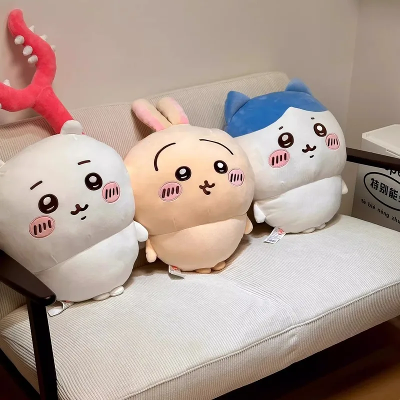 In Stock MINISO Chiikawa Hachi Kawaii Plush Pillow 30cm Stuffed Animal Anime Couch Sofa Decor Sleep Buddy Gift for Anime Fans