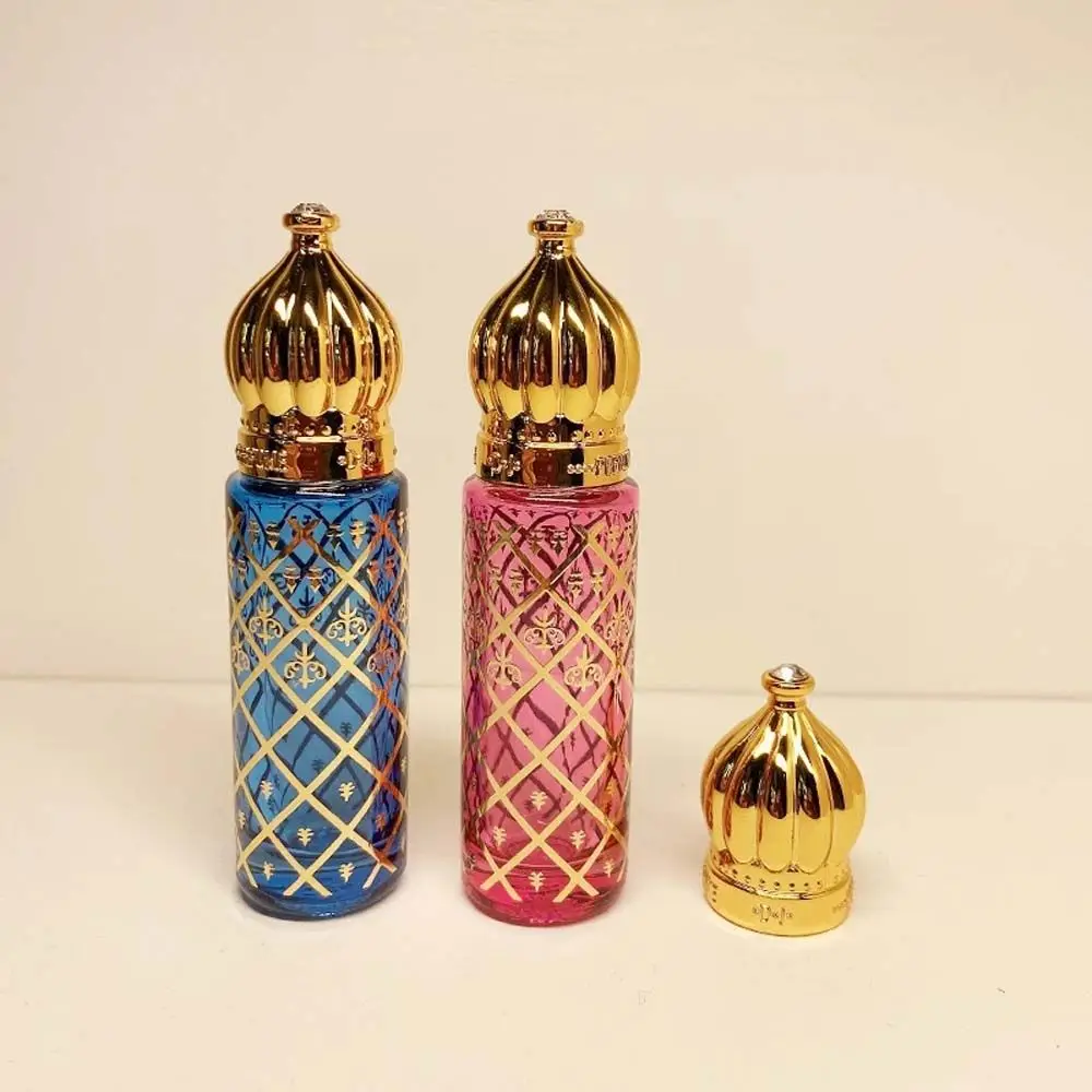 Separado con rollo en vial de aceite cosmético líquido botella de rodillo botellas de rodillo de vidrio contenedor recargable botella de rodillo de aceite