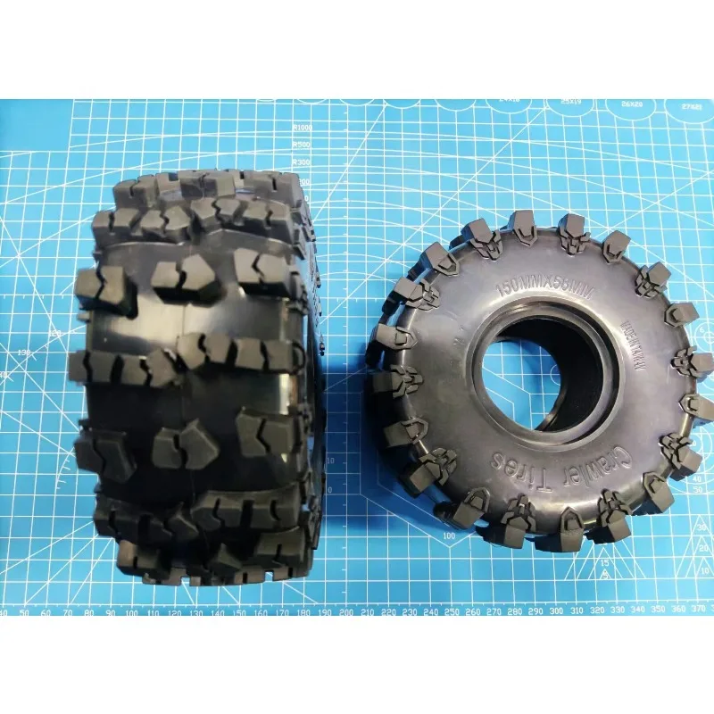 

4 шт. резиновые альпинистские шириной 58 мм для 1/10 RC гусеничного автомобиля TRX4 Defender Bronco AXIAL SCX10 RC4WD D90 Tank 300 Chevrolet Parts