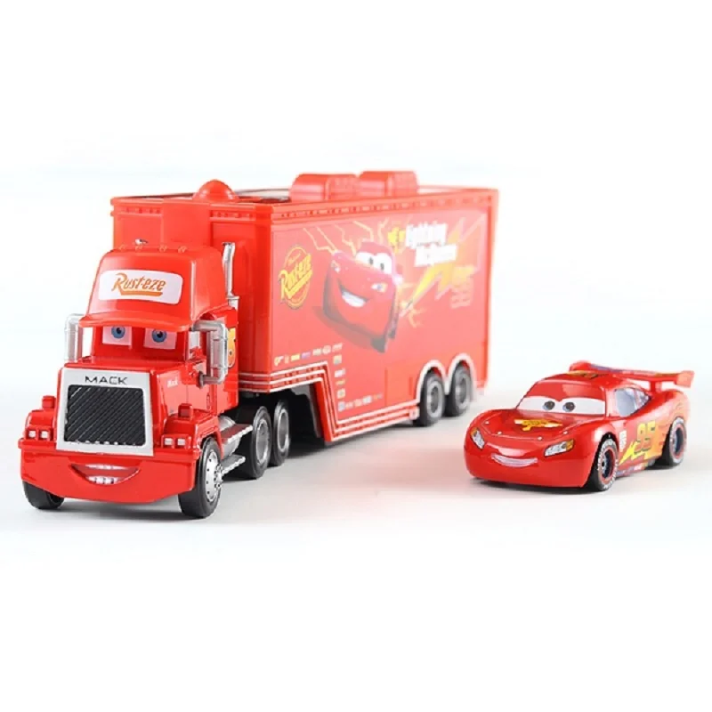 Disney Pixar Car 2 3 Metal Die Casting Car toys # 95 McQueen Truck King Jackson Storm Sally Children\'s Christmas Birthday Gift