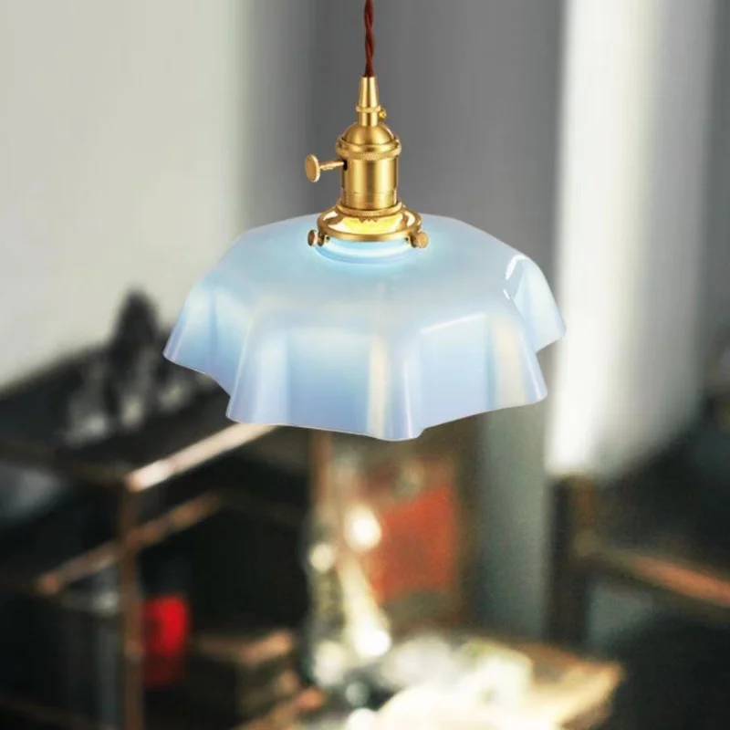 

NEW Nordic Modern Glass Pendant Lights Fixtures 4 Colors Lampshade Switch Dinning Living Room Modern Hanging Lamp LED