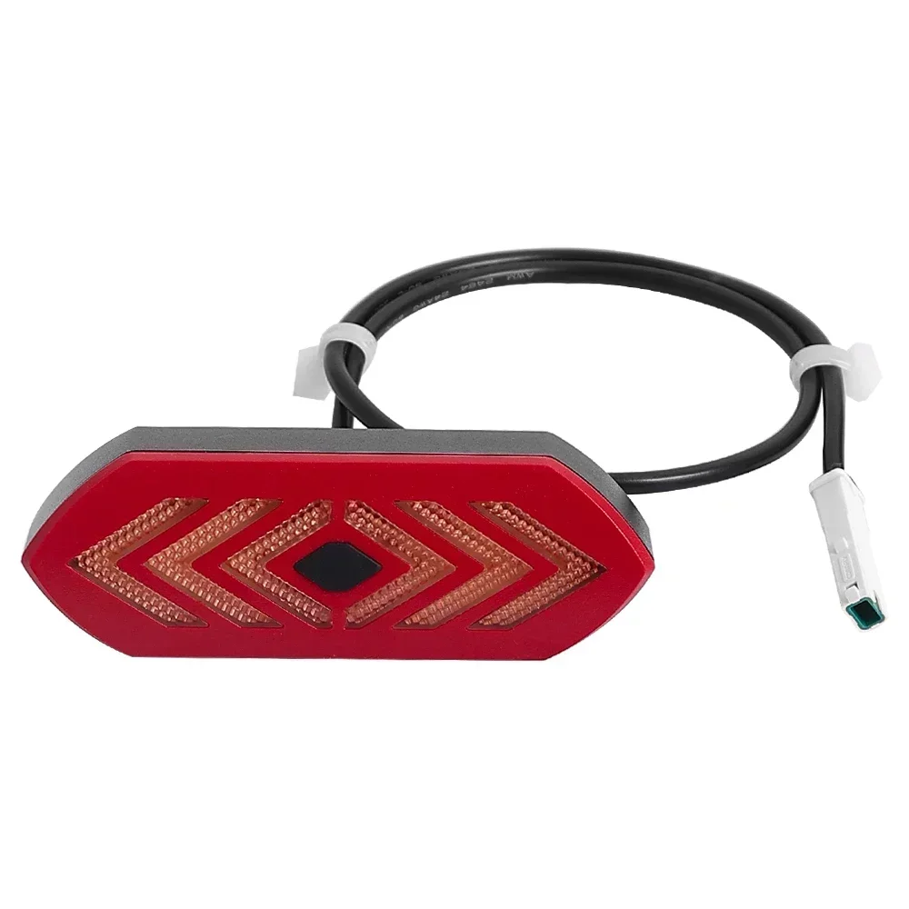 Turn Singal Rücklicht Modifiziertes Set für Ninebot Max G30 Elektroroller Kotflügellicht Wiederaufladbare Fernbedienung Kotflügellicht