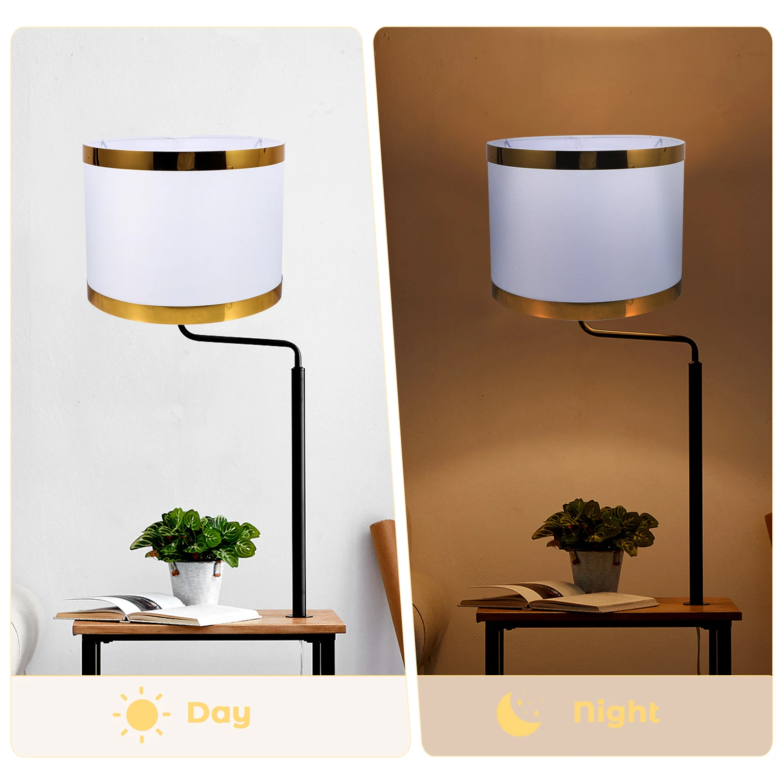 

Drum Lamp Shade Linen Cloth for Table Lamps Floor Lamps Durable Soft Diffused Light Lamp Shades Table Light Shade