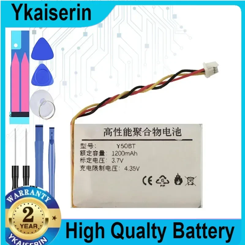 P083040-Q02 Headset Battery, 1800mAh, for AKG Y50BT, Free Double-Sided Tape Sticker, High Quality, 2024 High Quality Batteries