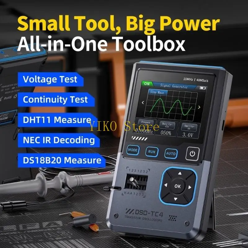 K32C High Perfision DSO-TC4 Цифровой осциллограф в реальном времени.