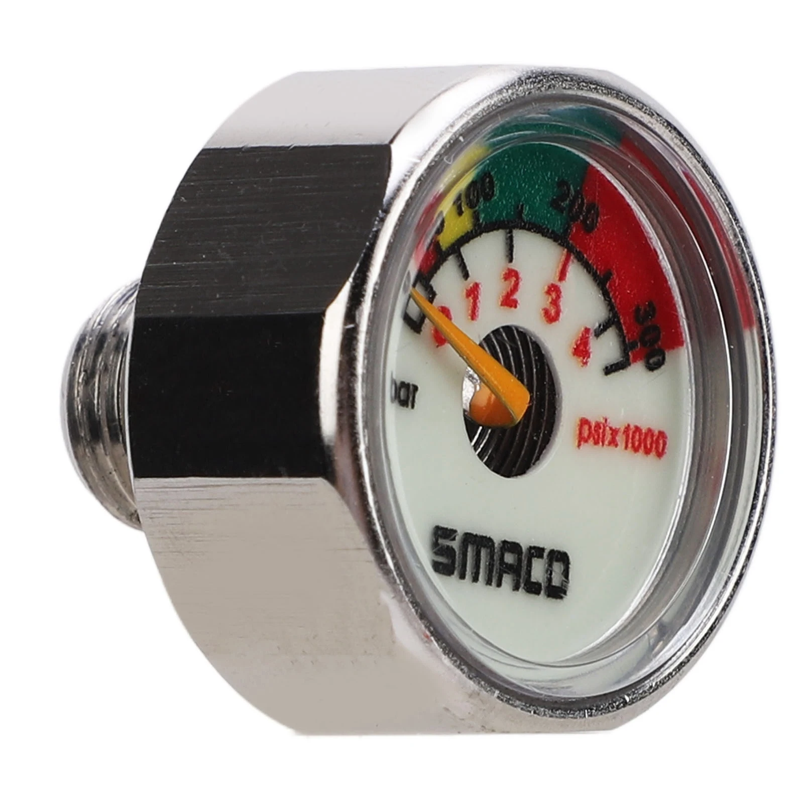 

SMACO Stainless Steel Pressure Gauge, Diving Cylinder Gauge, Oxygen Tank Pressure Gauge, Waterproof to 30m, Accurate Diving Use
