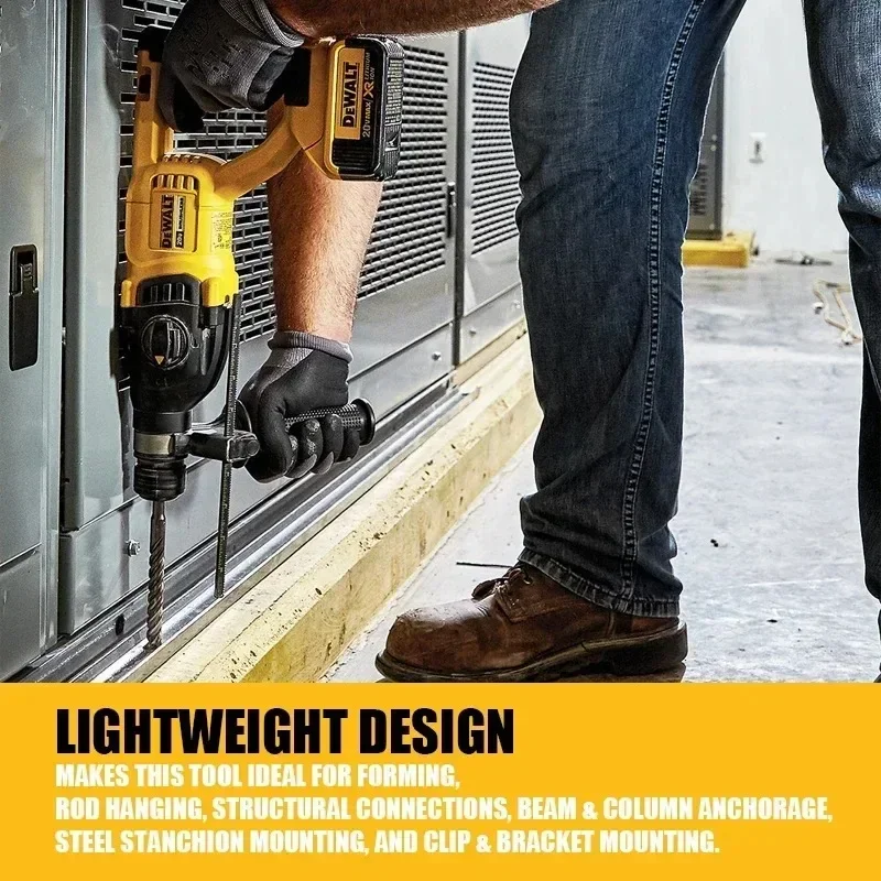 Imagem -05 - Dewalt Dch133 Kit de Broca de Martelo Rotativo Ferramenta Apenas 20v Max xr Brushless Recarregável sem Fio Compacto Ferramentas Elétricas de Broca de Impacto