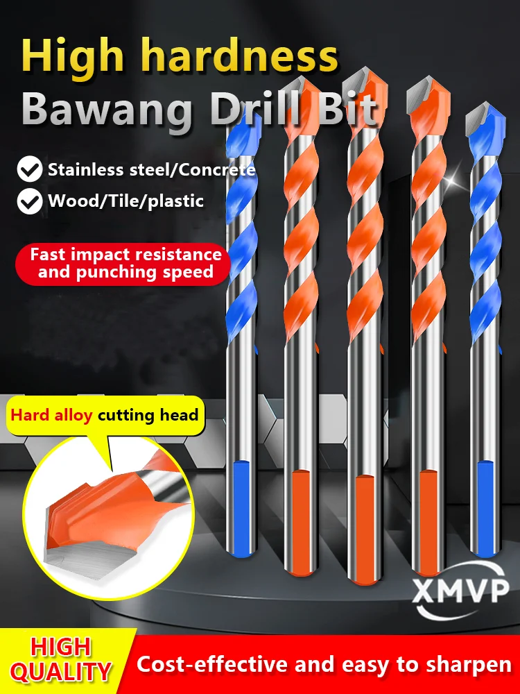 

Tile drilling drill bit, cement concrete drilling King drill, special alloy triangular drill for hand electric drill, 6mm