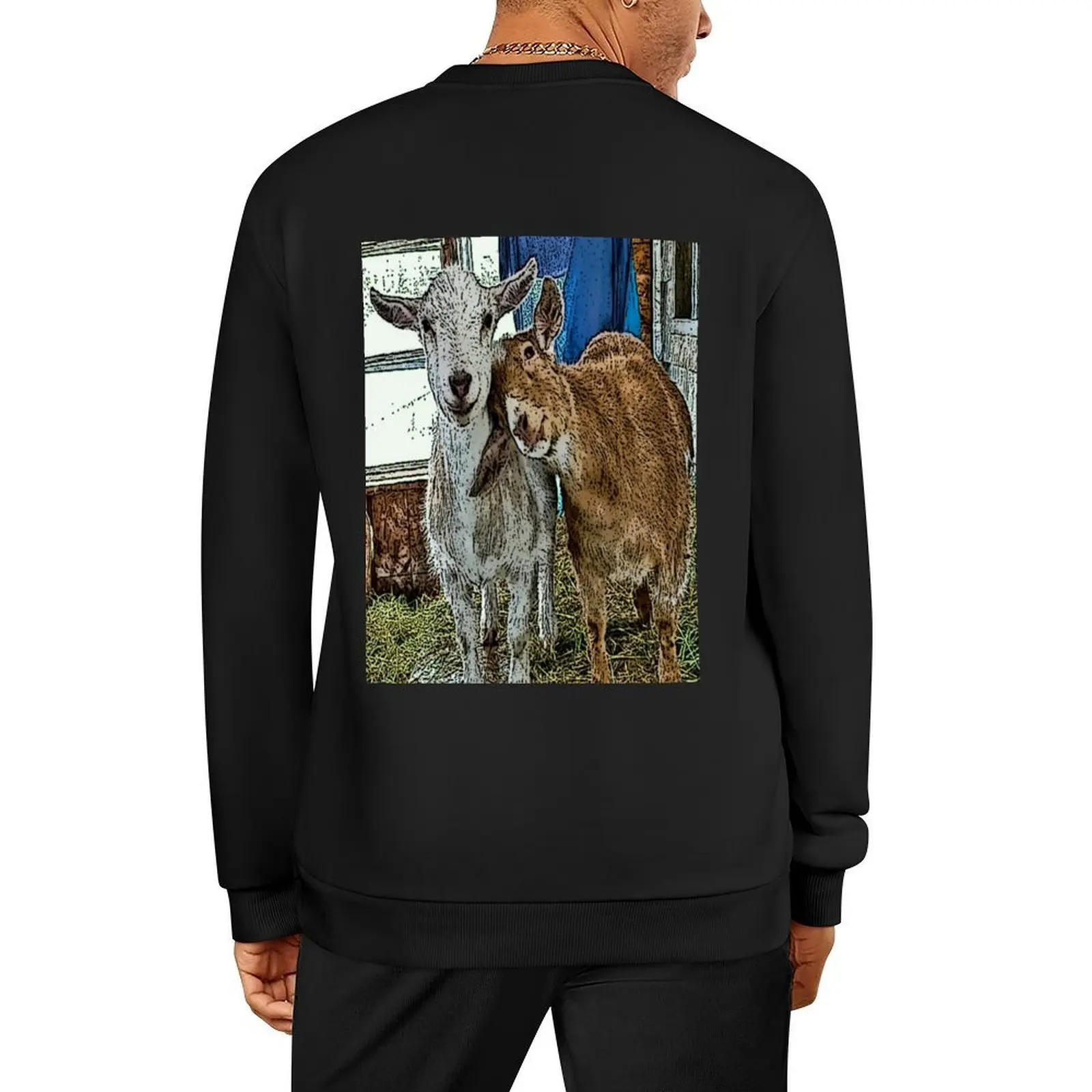 

Goats who Care Pullover men's clothes autumn graphic t shirts men tracksuit new sweatshirt