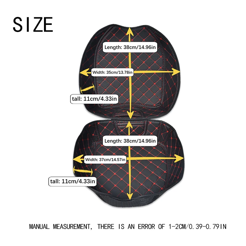 Universal Tail box Scooter Box liner Rear Case mat top case liner Storage luggage box inner lining pad compartment cover