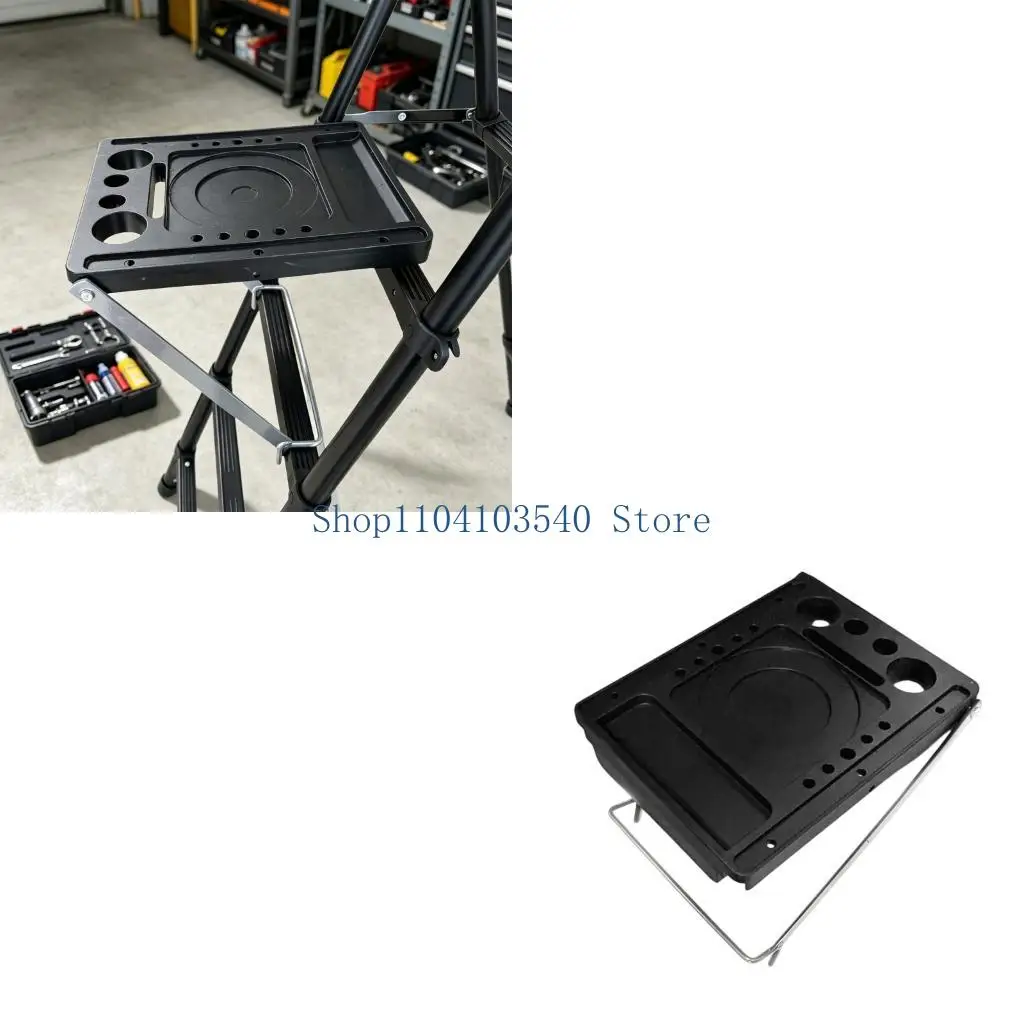 02DC Platform With Multiple Slots Holds Paint And Supplies 55 Pounds Universal Design Ladder Shelf strong