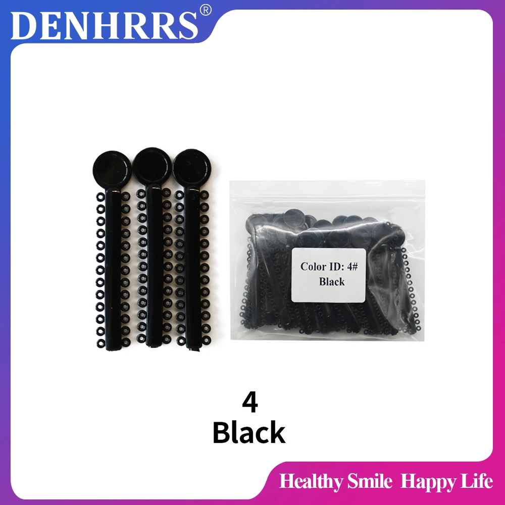 1040Pcs 40Sticks Dental Orthodontic More Elastic ligature Tie Rubber O type Tie 48 Colors