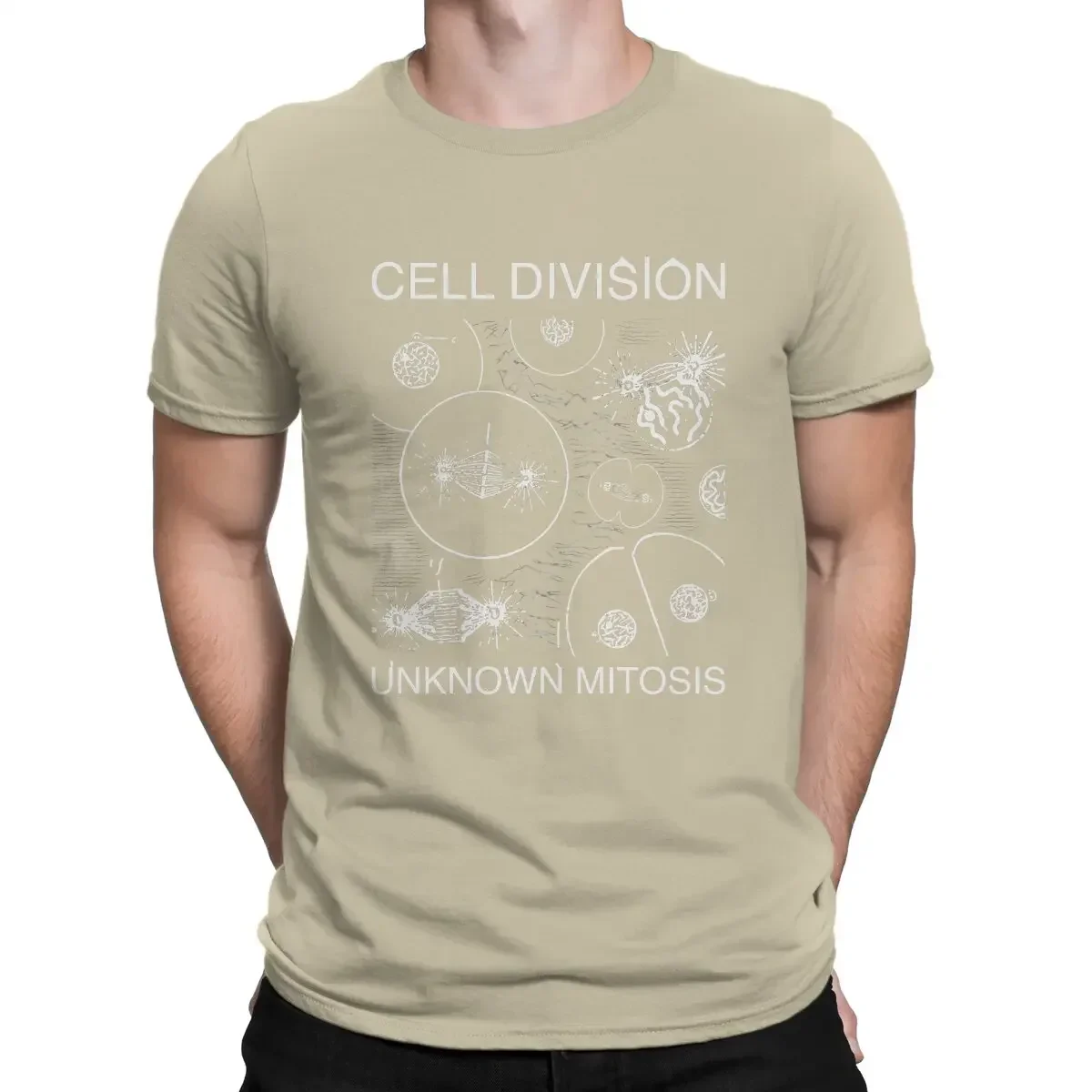 Cell Division Mitosis Biology Parody Fashion T Shirt Harajuku Sweatshirts Hipster Gramophone Record Man TShirt 2024 COTTON