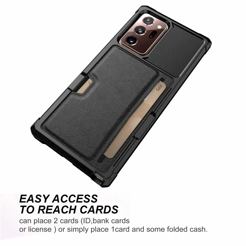 Magnetic Leather Card Pocket Case for Samsung Galaxy S23 S24 Ultra S22 S21 FE S20 Plus Cell Phone Accessories Cases