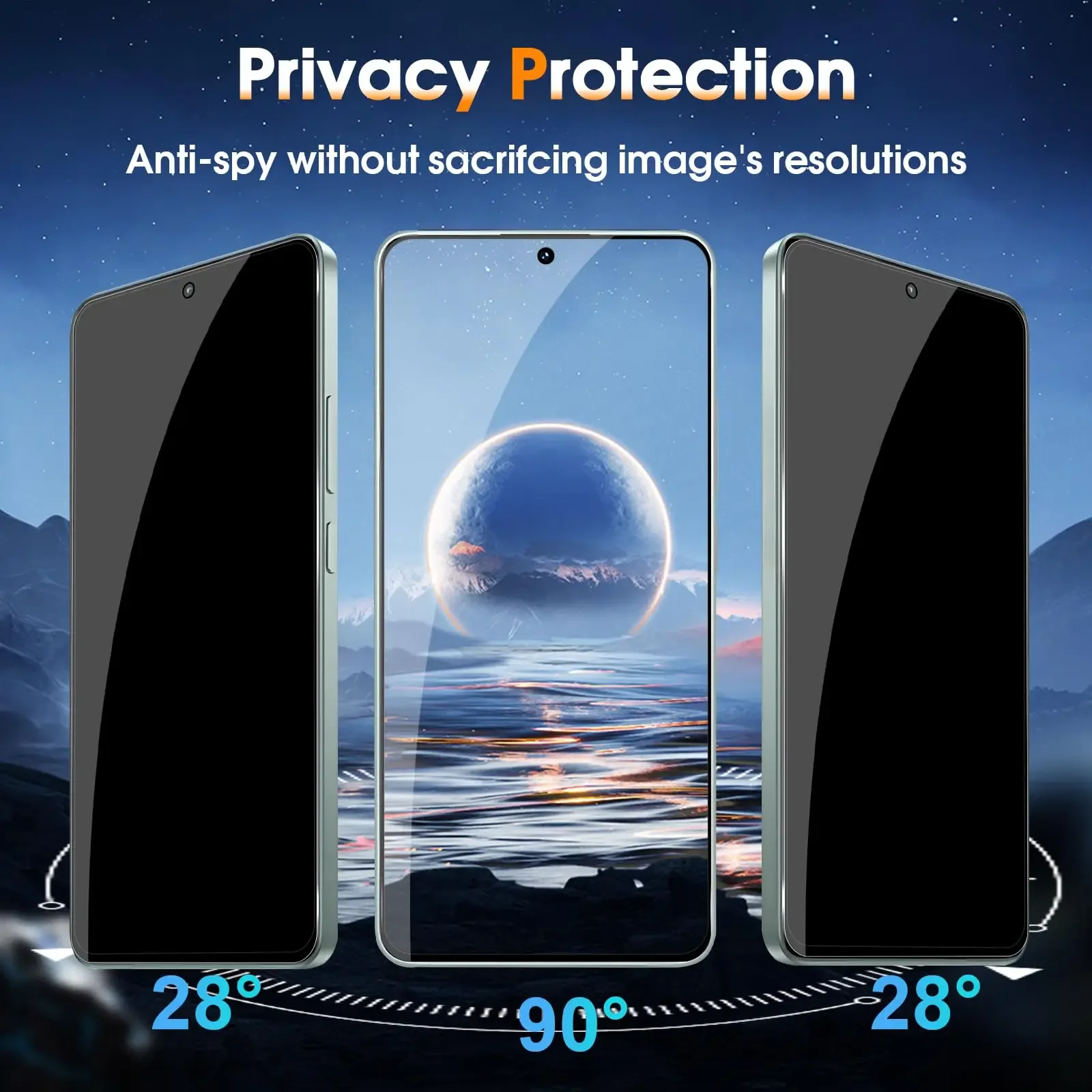 Anti-Spy Privacy Screen Protector For Samsung A55 A54 A52S 5G A53 A35 A15 A14 A52 A51 A34 A33 A25 A24 A13 A50 A05 Tempered Glass