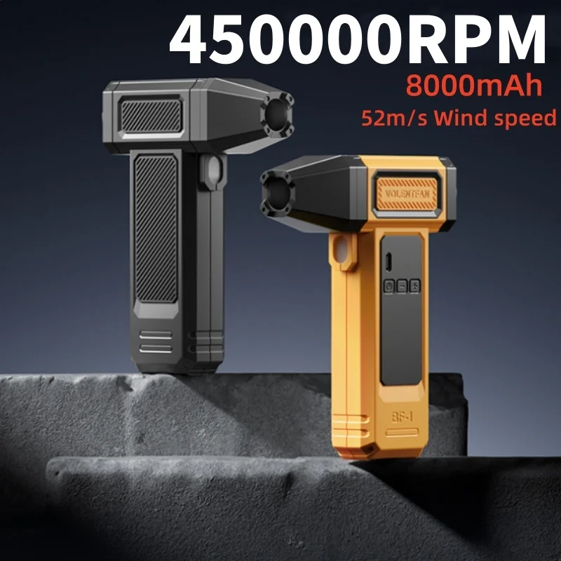 

8000mAh Violent Fan 450000RPM Powerful Air Blower Vacuum Dust Cleaner Charging Strong Winds 52m/s Brushless Turbo Jet Blower Dry