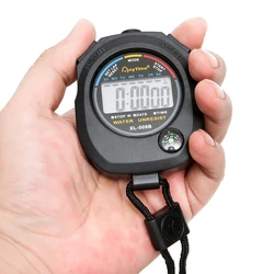 NEW Digital Stopwatch XL-013 Chronograph with Wristband Alarm AM PM 24H Clock Watch for Runner Sport