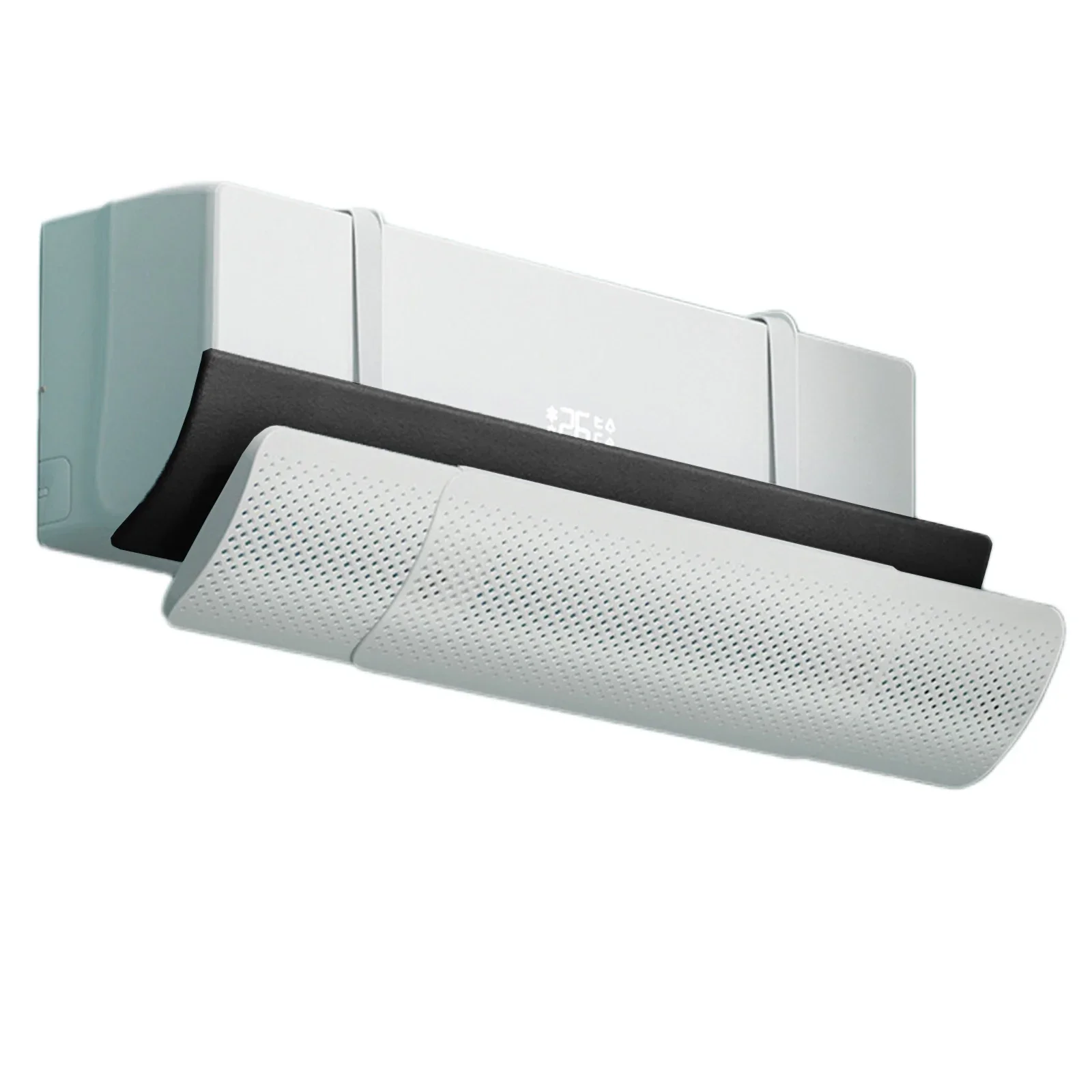 Wand Gemonteerde Airconditioner Deflector Verstelbare Lengte Anti Direct Blazen Eenvoudige Installatie Aanpasbare Luchtstroom