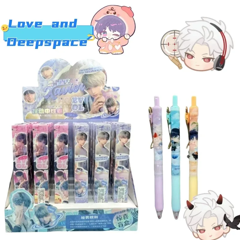 New Love and Deepspace Xavier Zayne Rafayel Sylus Personalità creativa Studente di cartoni animati Scatola cieca a sorpresa Penna ad asciugatura rapida Regalo