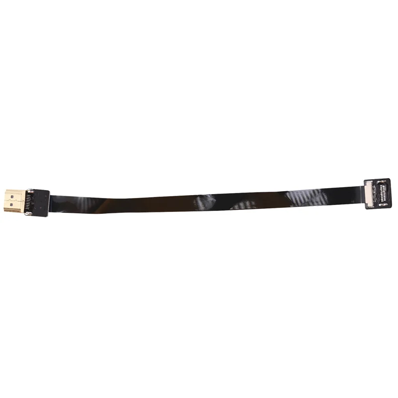 AT29-2X Fpv  Male To Up Angled 90D  Male Hdtv Fpc Flat Cable For Fpv Hdtv Multicopter Aerial Photograph 20Cm