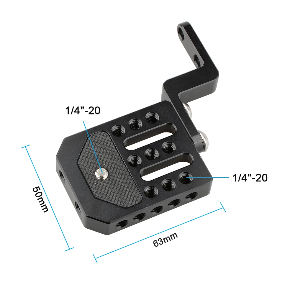 CAMVATE Camera Versatile Connecting Cheese Plate With 1/4\'\'-20 Thread Screw For Wireless Transmission System / Monitor / Light