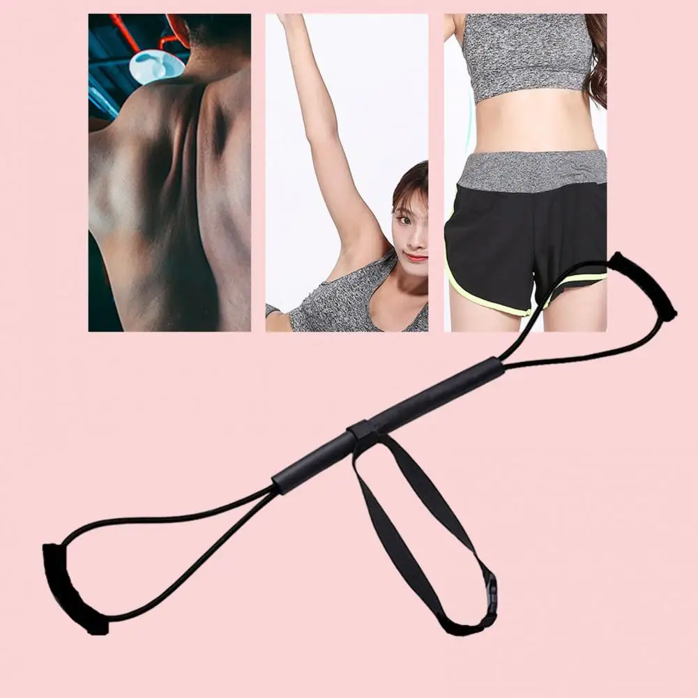 Elastic Band Resistance Rope Resistance Rope Soft Elastic Boxing Resistance Band for Men Women 8-figure Stretching Belt for Arm