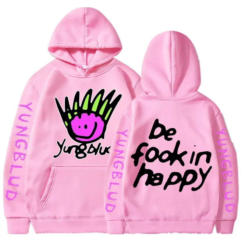 Hip Hop Rapper Yungblud Printing Harajuku Men\'s Hoodie Fashion Streetwear Unisex Hooded Sweatshirt Costumes Oversized Tracksuit