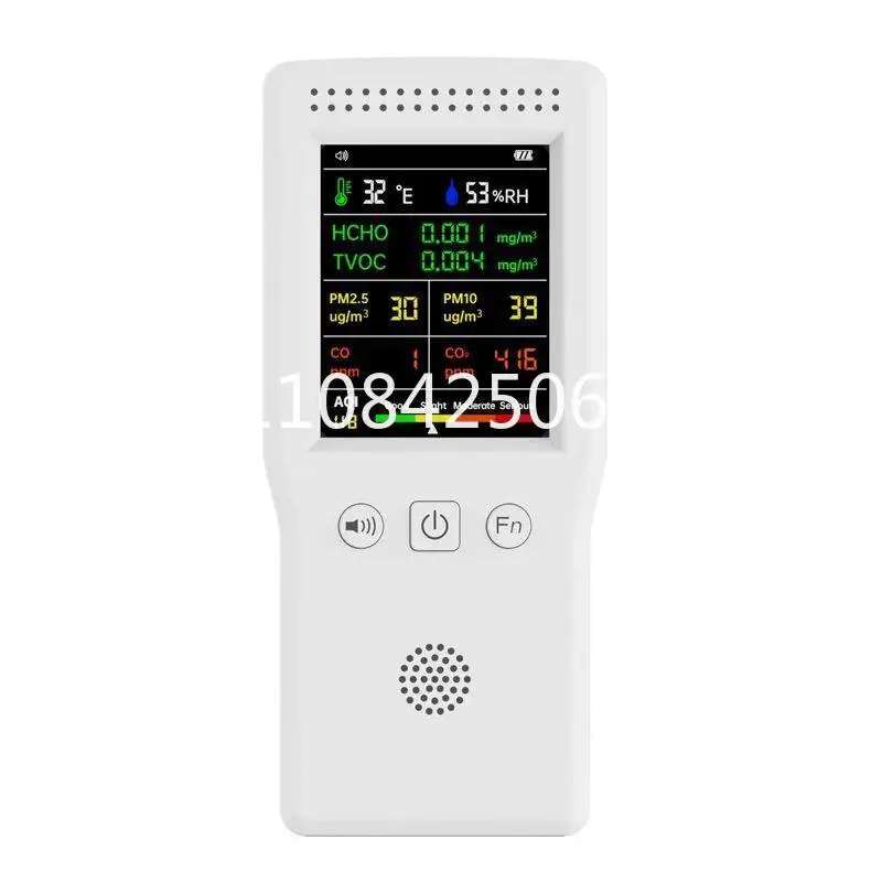 

PM2.5PM10 detector formaldehyde TVOC carbon monoxide carbon dioxide CO2 air quality temperature and humidity monitoring
