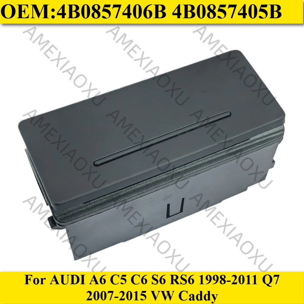 4B0857406B 4B0857405B Black Cover Rear Left Right Door Inlay Ashtray for AUDI A6 C5 C6 S6 RS6 1998-2011 Q7 2007-2015 VW Caddy