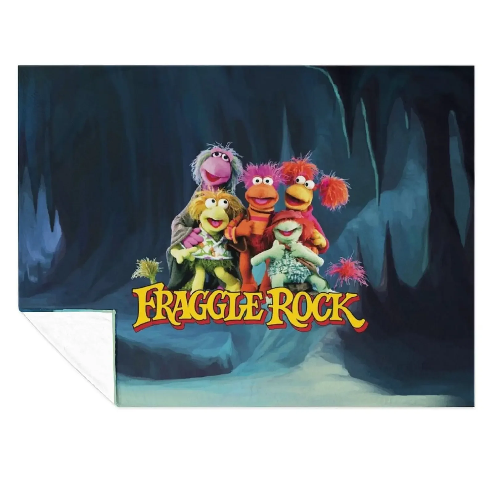 

Fraggle Rock - Characters cave Throw Blanket sofa bed Polar Bed linens Multi-Purpose Blankets