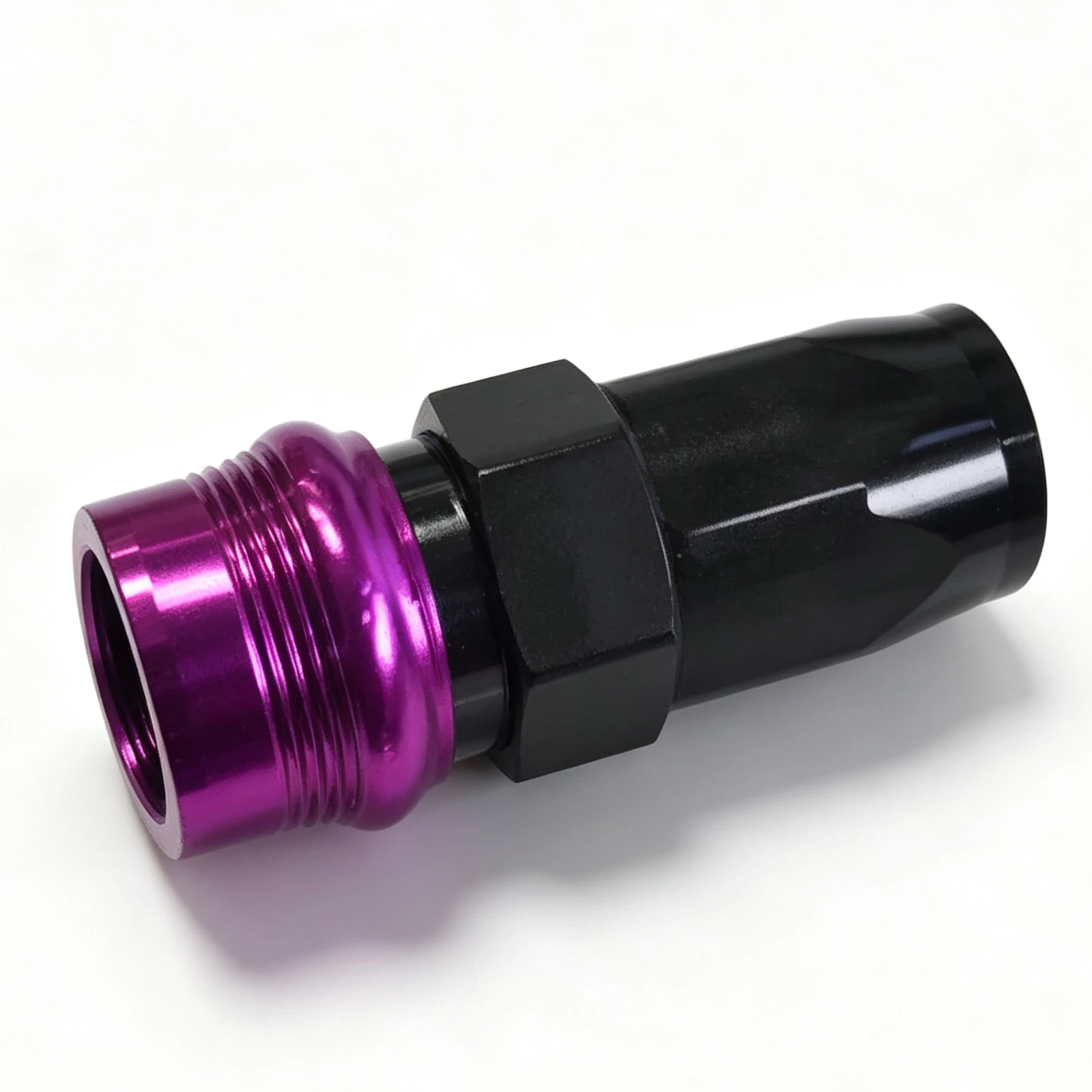 Purple-Black 6AN 8AN 10AN Swivel Quick-Release Fittings Fuel Hose End / ORB Adapter Connector 0°/90° In Stock Racing