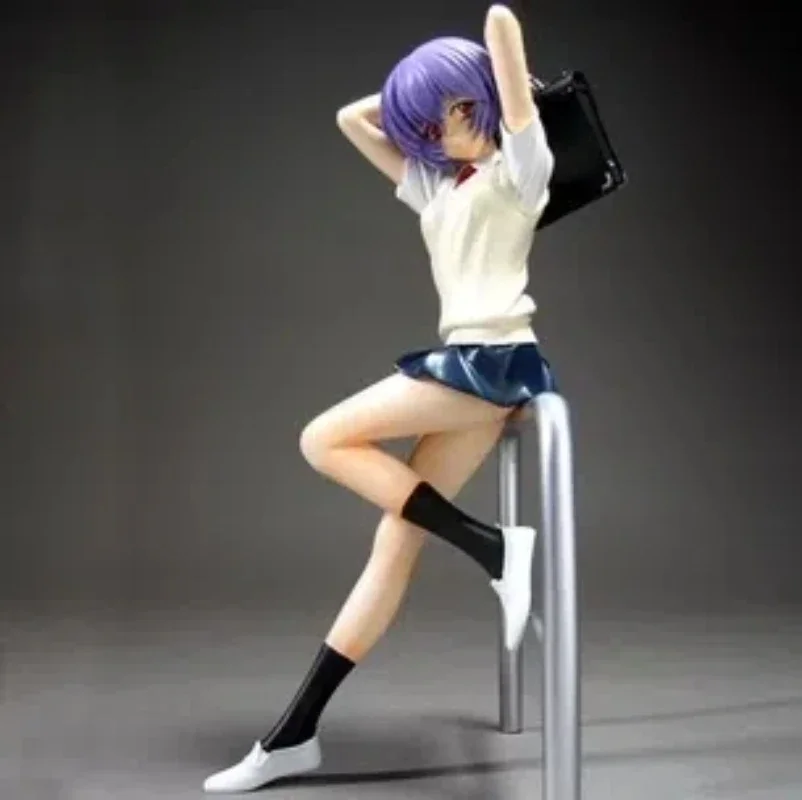 

Аниме EVA Ayanami Rei школьная форма Фигурки каваи смола GK DIY инструкция Белая сборка Модель Статуя Игрушки куклы Коллекция Подарки