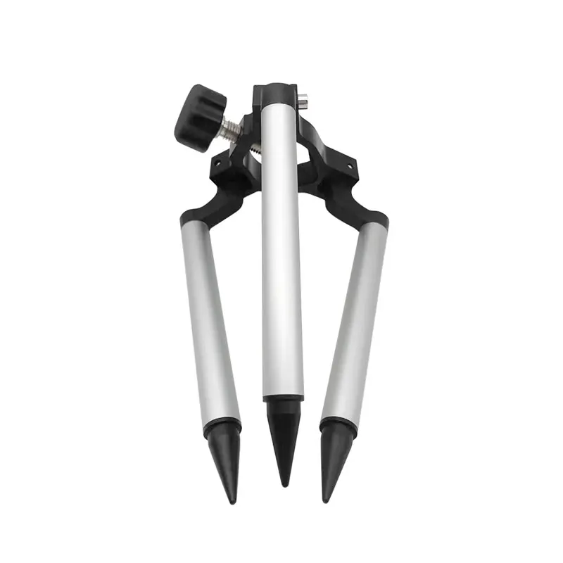 Triangle fixation Silver aluminum alloy 22cm Support for 30/60cm Prism Pole Surveying For GPS Total Station Mini Prism Pole