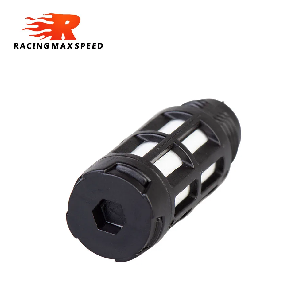 1/4NPT Thread Air Pneumatic Parts Exhaust Muffler Plastic Mechanical Components Silencer Black